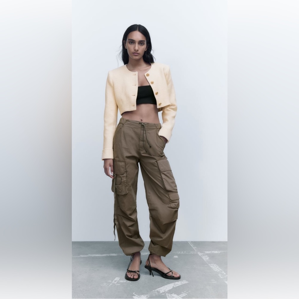 Brand New with tag ZARA cropped jacket